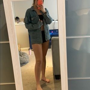 Zara oversized jean jacket